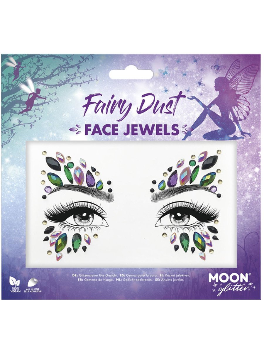 Moon Glitter Face Jewels, Fairy Dust