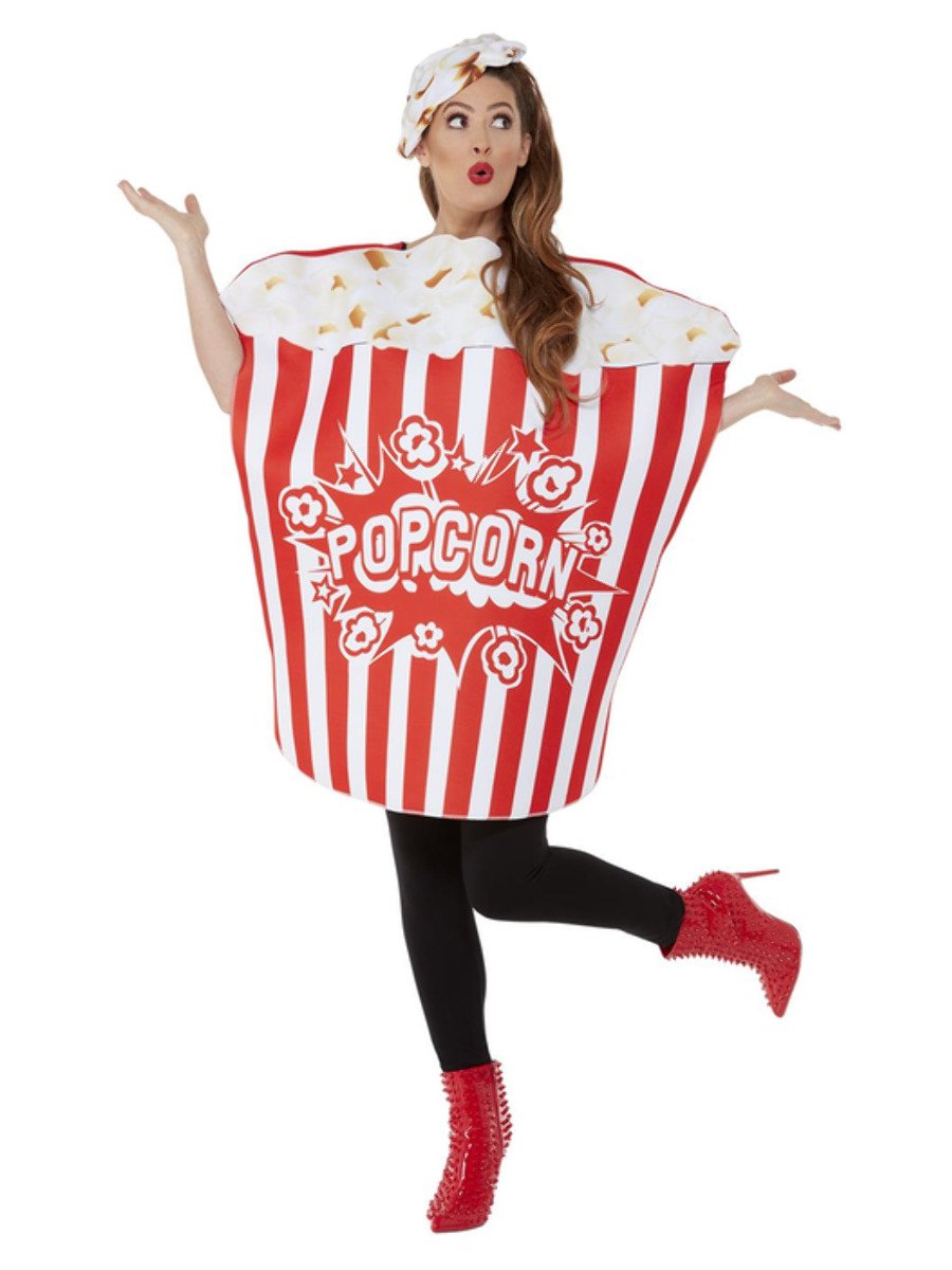 Popcorn Costume, Red & White Alternate