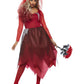 Graveyard Bride Costume, Red Alternate
