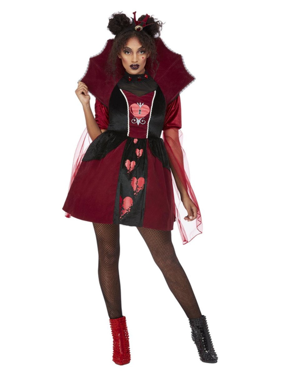 Queen of Broken Hearts Costume, Red Alternate