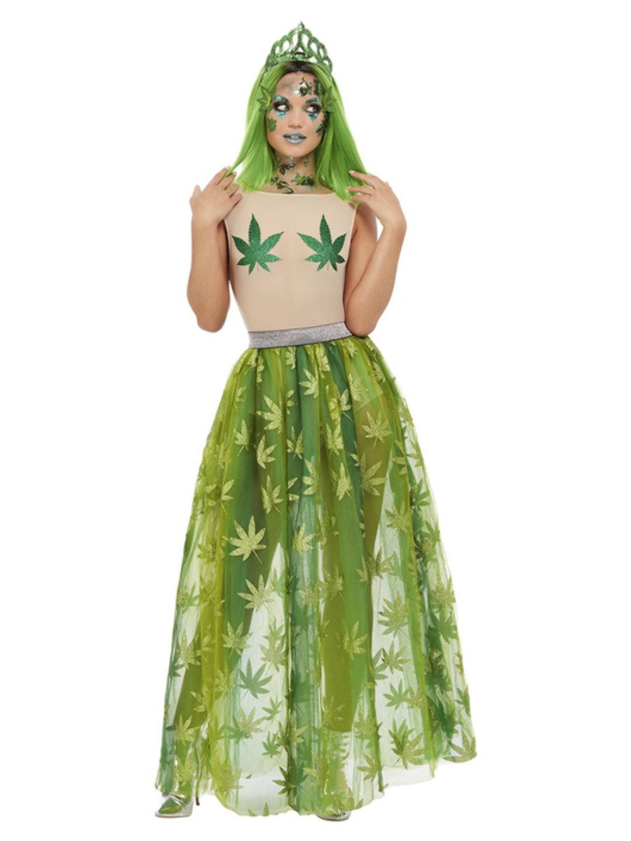 Cannabis Queen Costume, Green Alternate