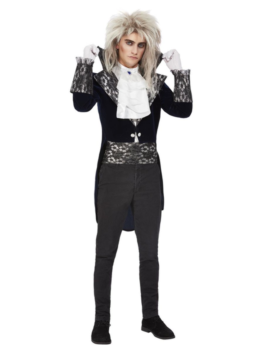 Baroque Goblin King Costume, Blue Alternate