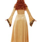 Deluxe Medieval Countess Costume, Gold Back