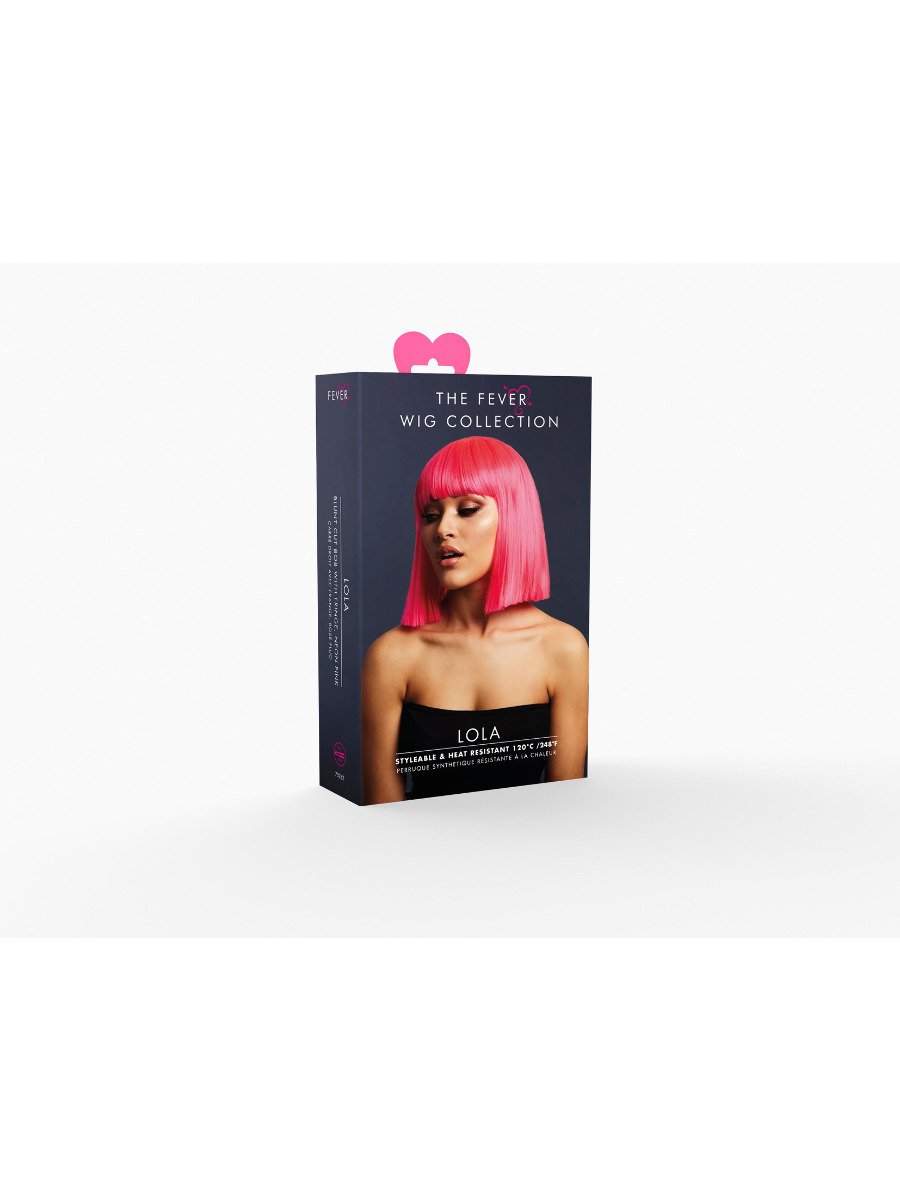 Fever Lola Wig, Neon Pink Package