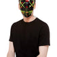 Light Up Neon Green Stitch Face Mask