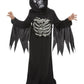 Boys Skeleton Reaper Costume Alt1