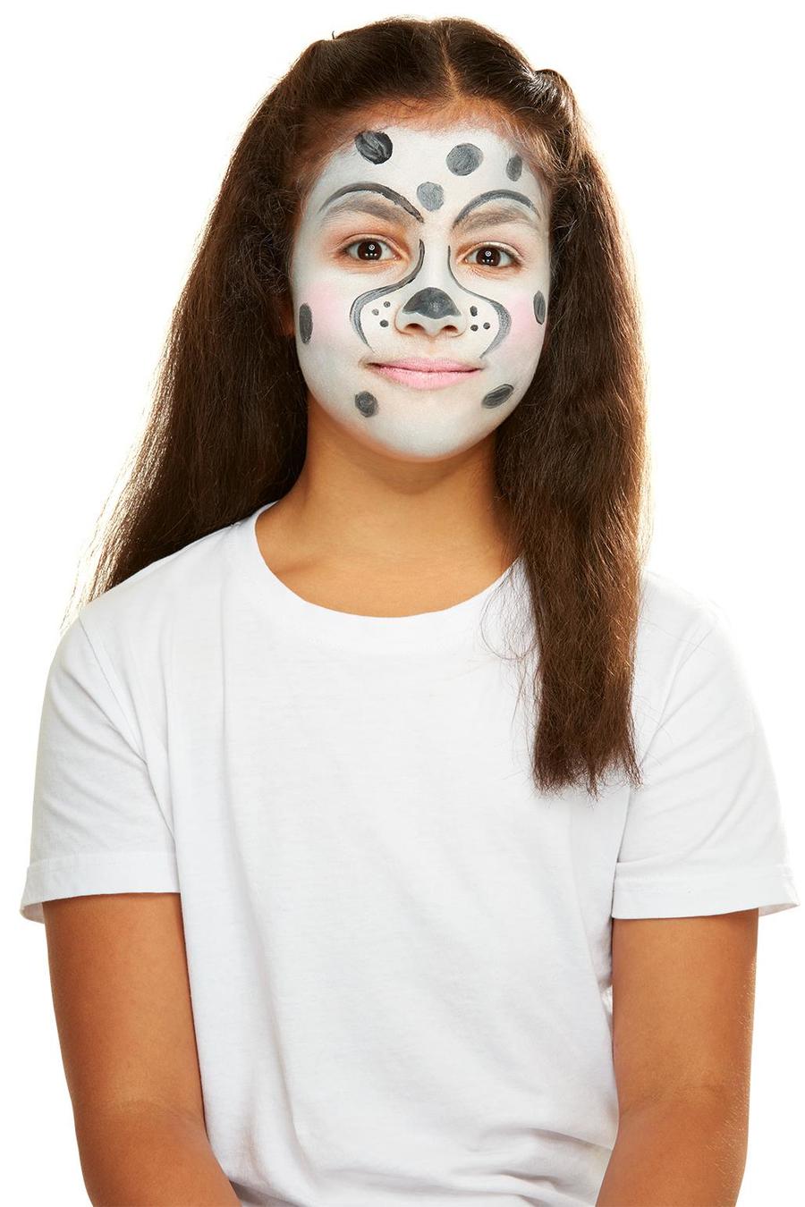 Smiffys Make Up FX, Kids Dalmatian Kit, Aqua Alt2
