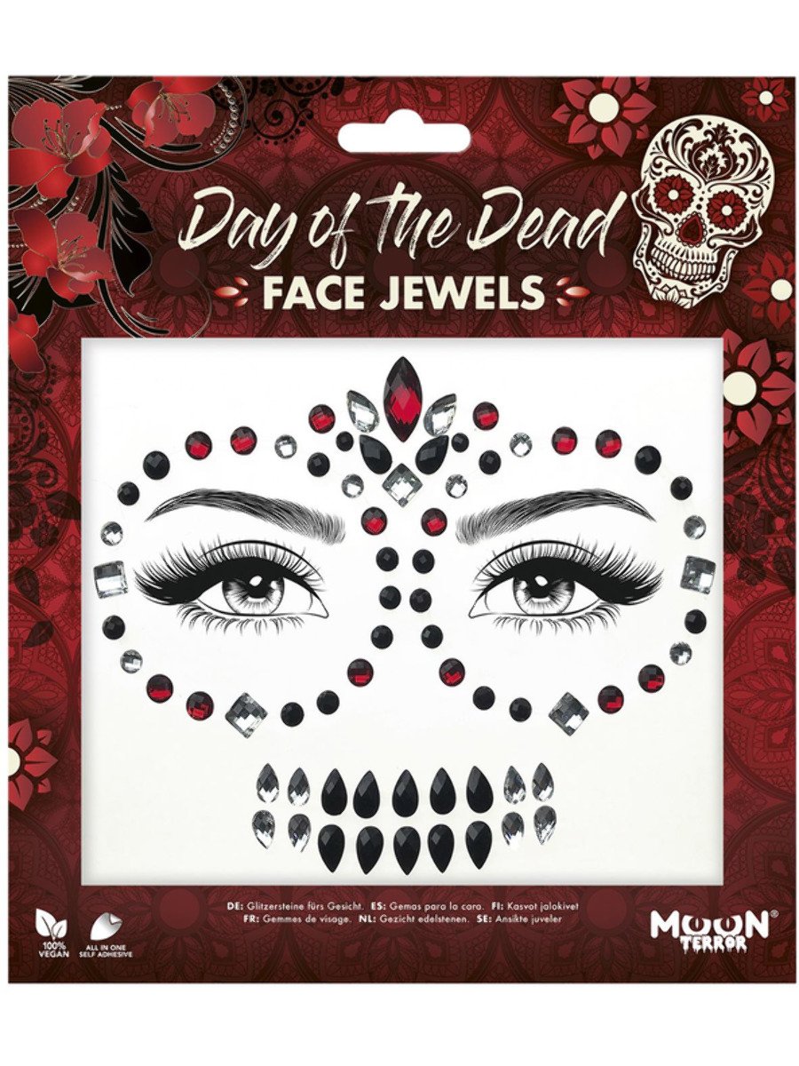 Moon Terror Face Jewels, Day of the Dead