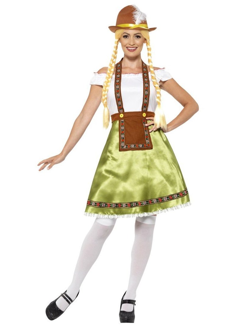 Bavarian Maid Costume, Green