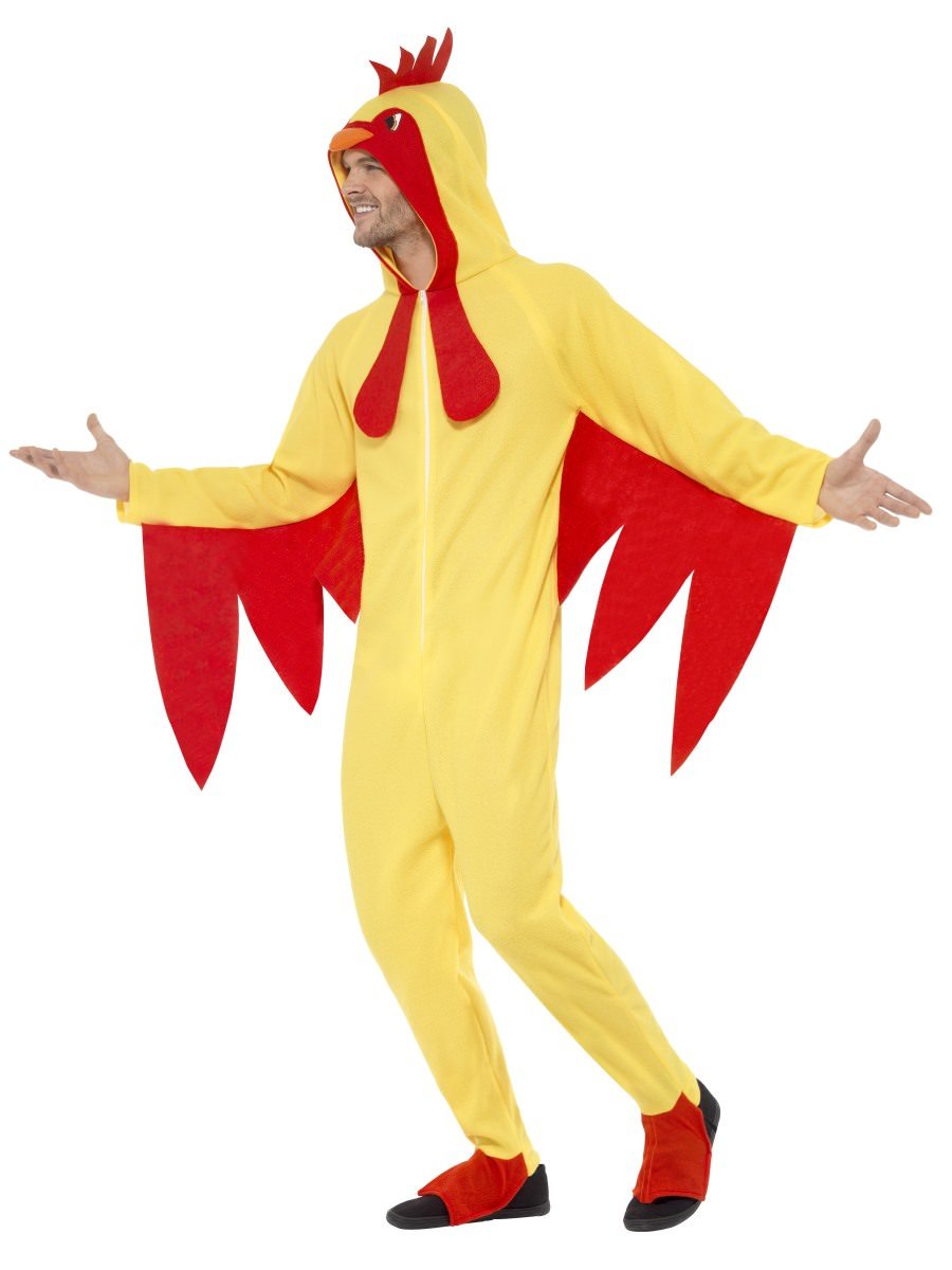 Chicken Costume, with Hooded All in One Alternative View 1.jpg