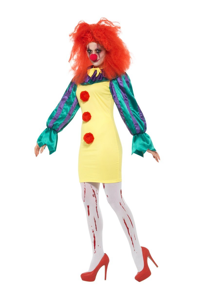Classic Horror Clown Lady Costume Alternative View 1.jpg