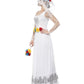 Day of the Dead Skeleton Bride Costume, White Alternative View 1.jpg