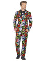 Day of the Dead Suit, with Jacket, Trousers & Tie