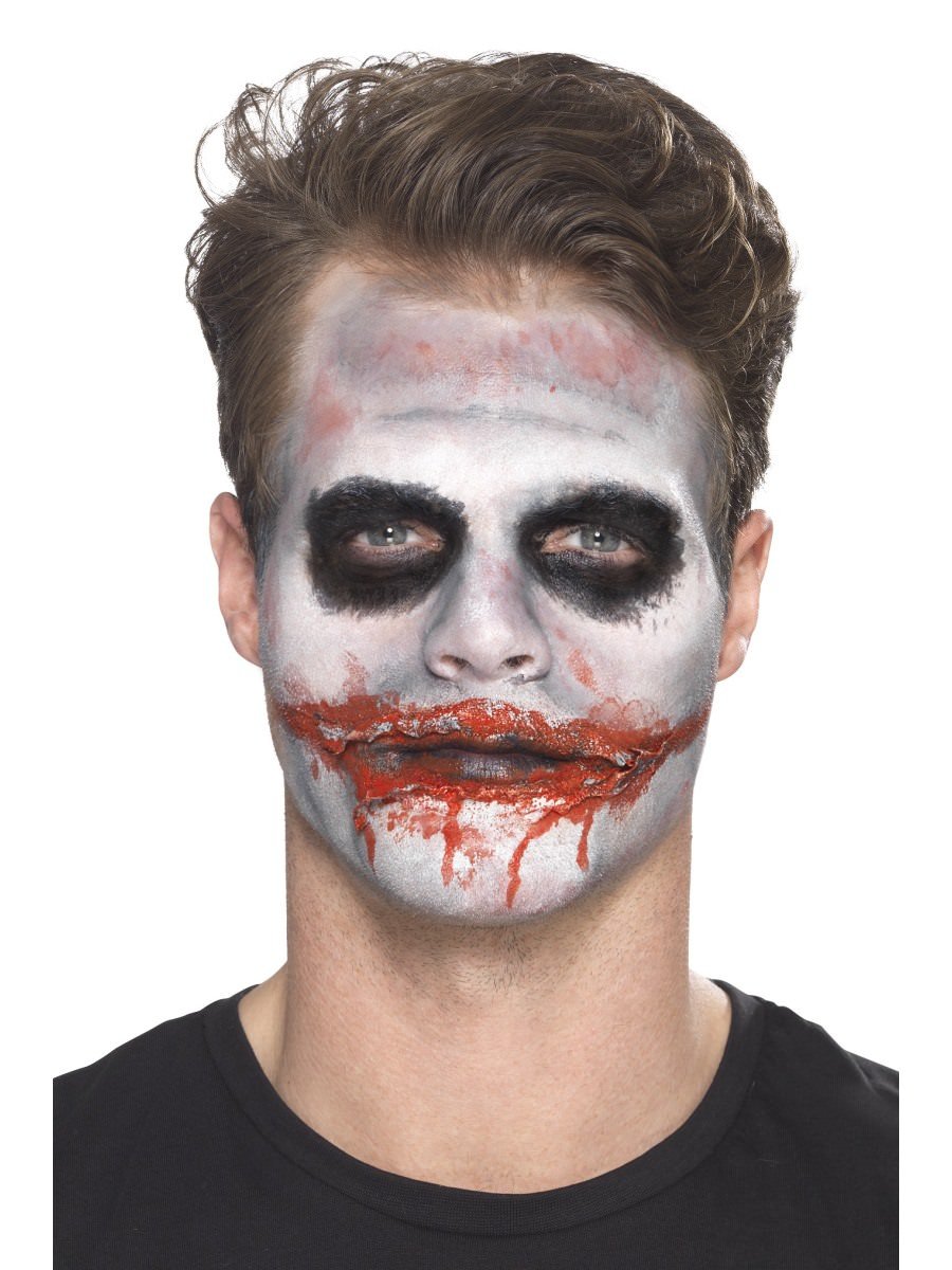 Deadly Clown Make-Up Kit, with Transfer Tattoo Alternative View 4.jpg