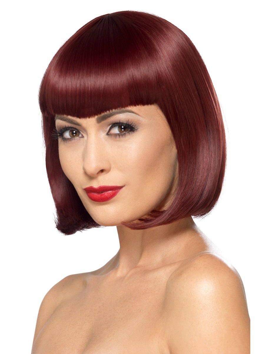 Deluxe Bob Wig With Shaped Fringe