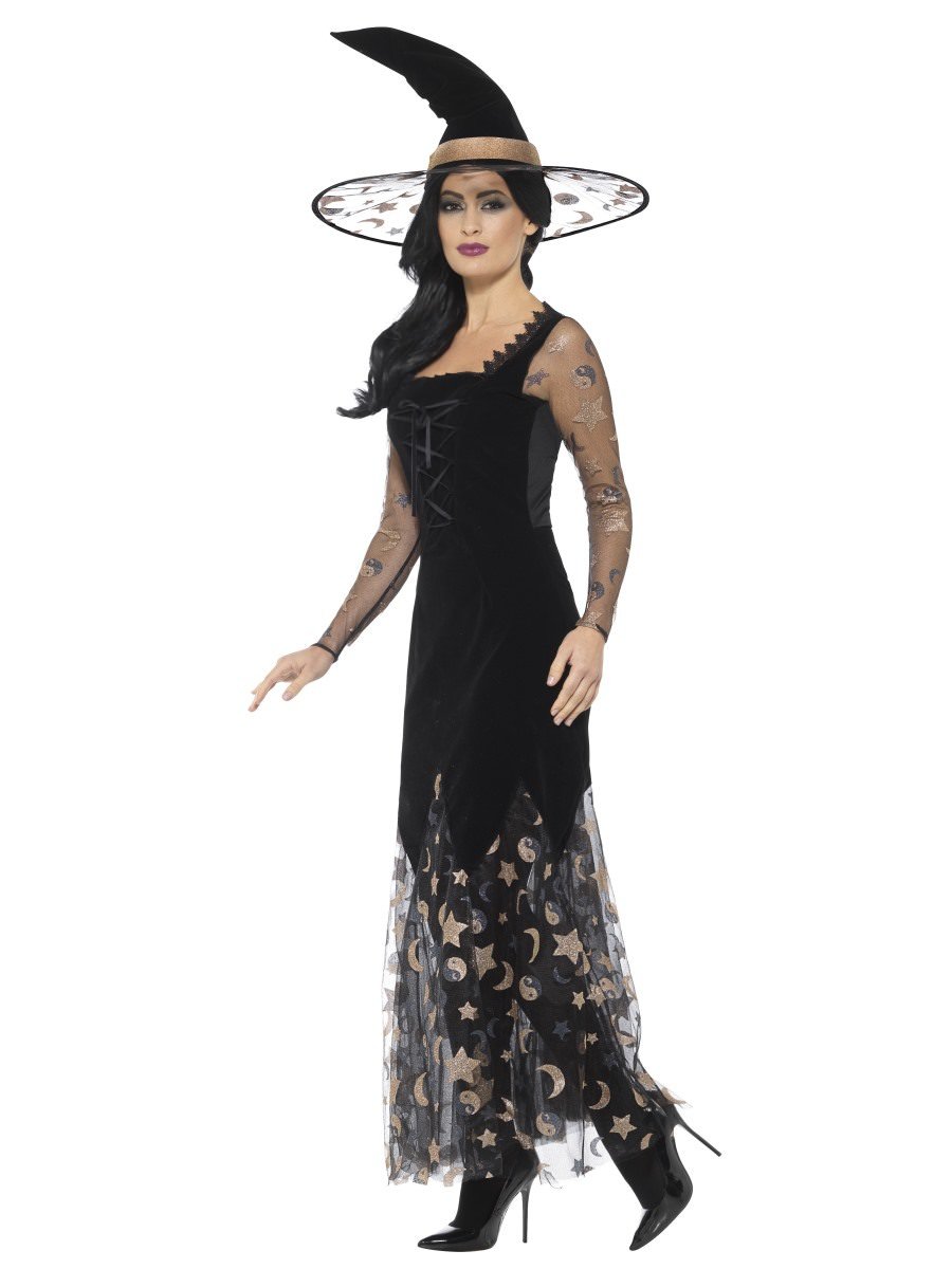 Deluxe Moon & Stars Witch Costume Alternative View 1.jpg