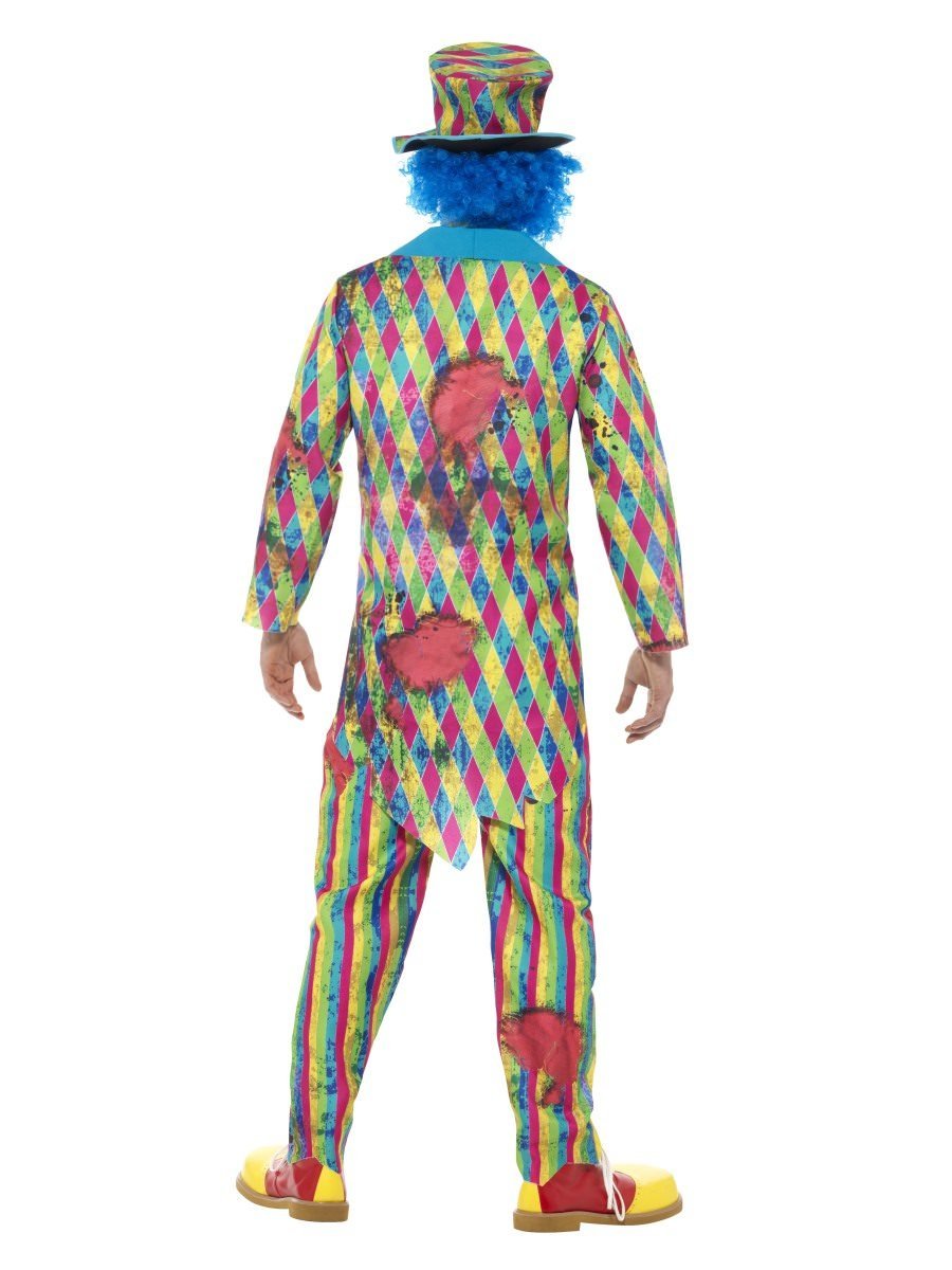 Deluxe Patchwork Clown Costume, Male Alternative View 2.jpg
