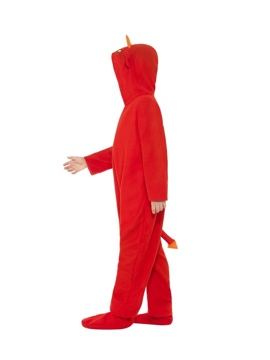 Devil Costume, Child, Hooded All in One Alternative View 1.jpg