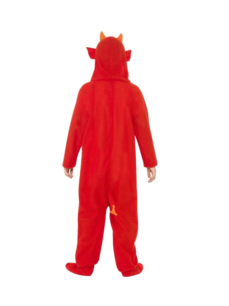 Devil Costume, Child, Hooded All in One Alternative View 2.jpg