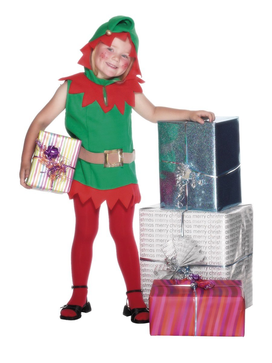 Elf Toddler Costume, Green Alternative View 1.jpg
