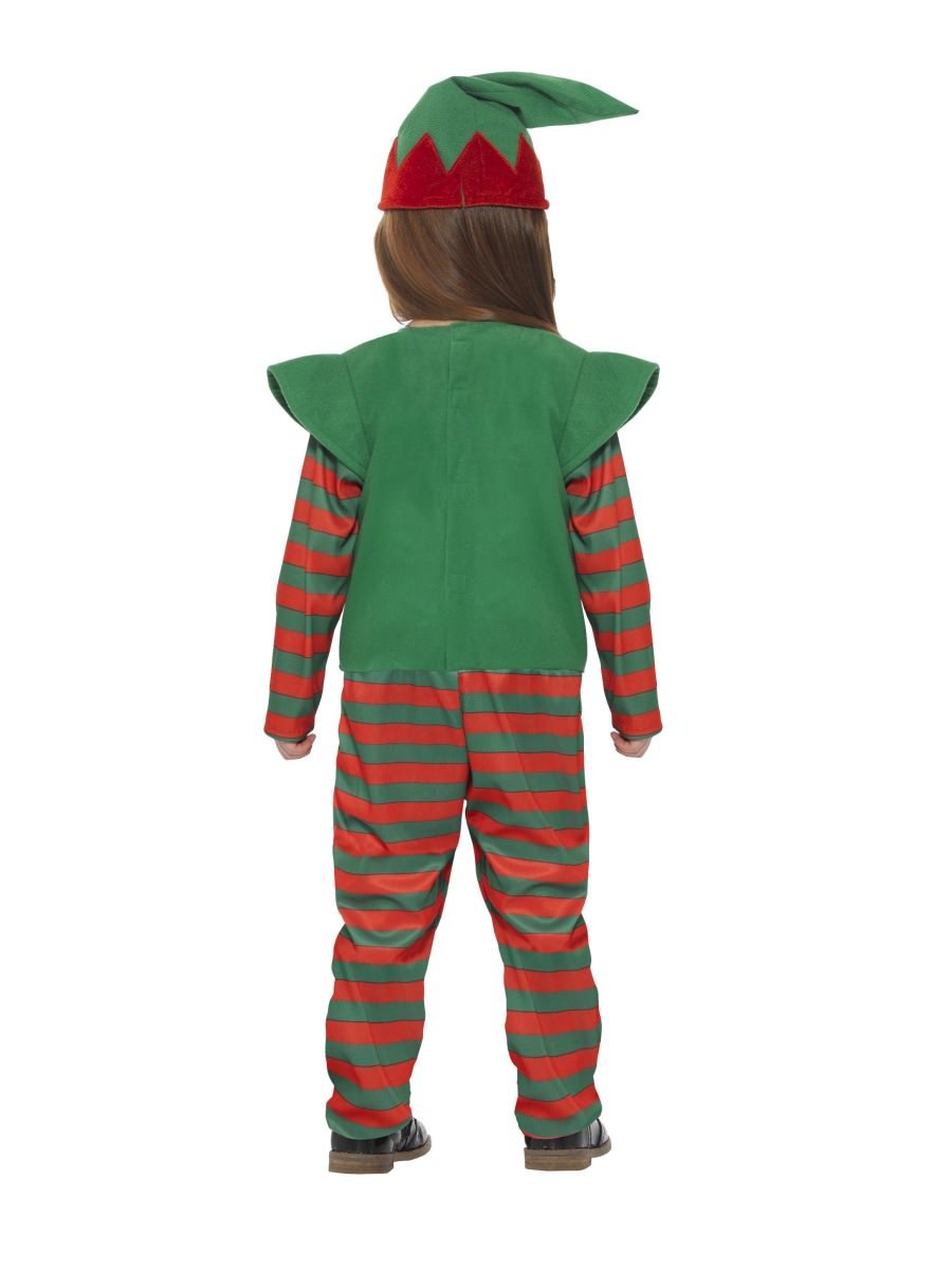 Elf Toddler Costume, Red & Green Alternative View 3.jpg