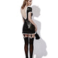 Fever Role-Play French Maid Wet Look Costume Alternative View 5.jpg