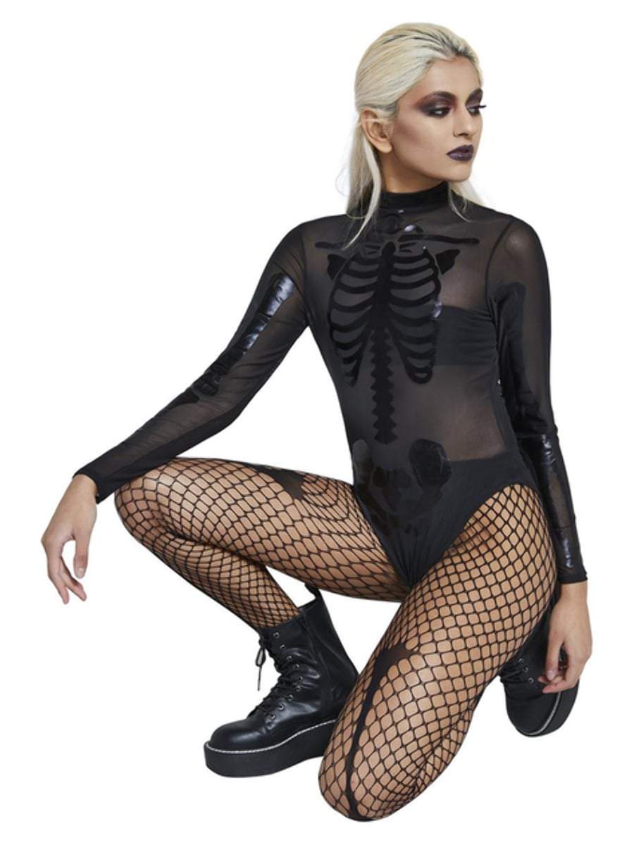 Fever Sheer Skeleton Costume
