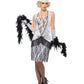 Flapper Costume, Silver, with Dress Alternative View 3.jpg