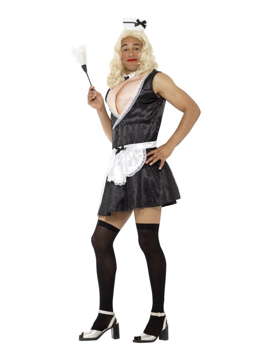 Funny French Maid Costume Alternative View 1.jpg