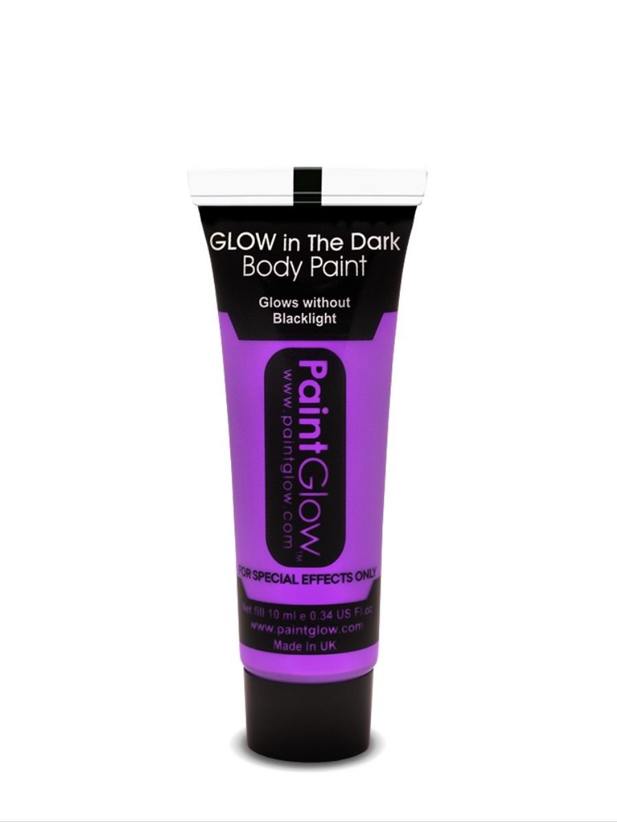 Glow in the Dark Body Paint, Violet, 10ml