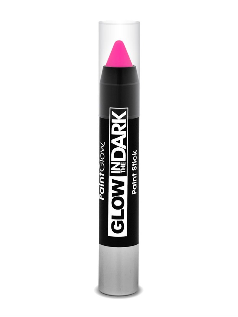 Glow in the Dark, Paint Stick, Pink, 3.5g