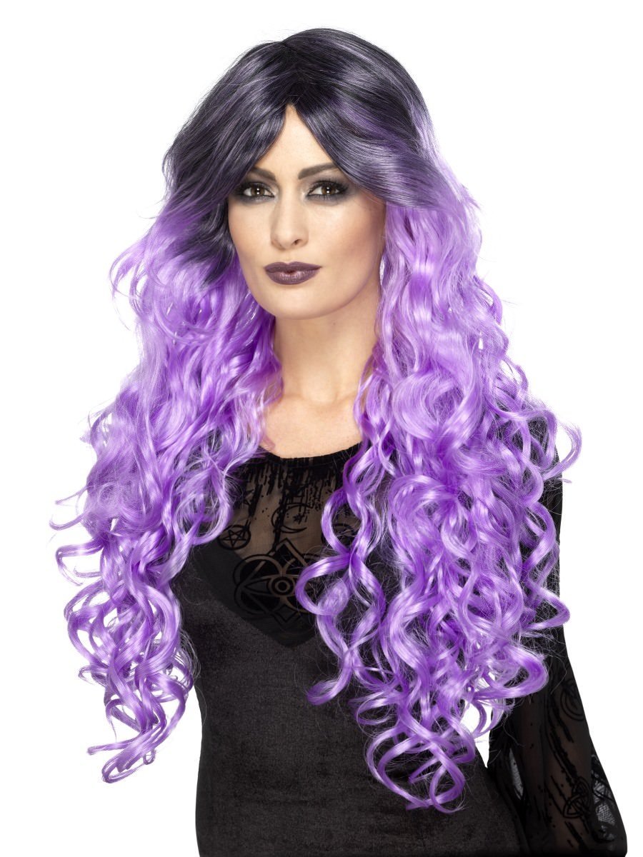 Gothic Glamour Wig, Lilac Purple