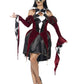 Gothic Venetian Harlequin Costume, with Dress