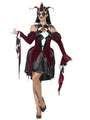 Gothic Venetian Harlequin Costume, with Dress