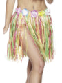 Hawaiian Hula Skirt, Multi-Coloured, Small
