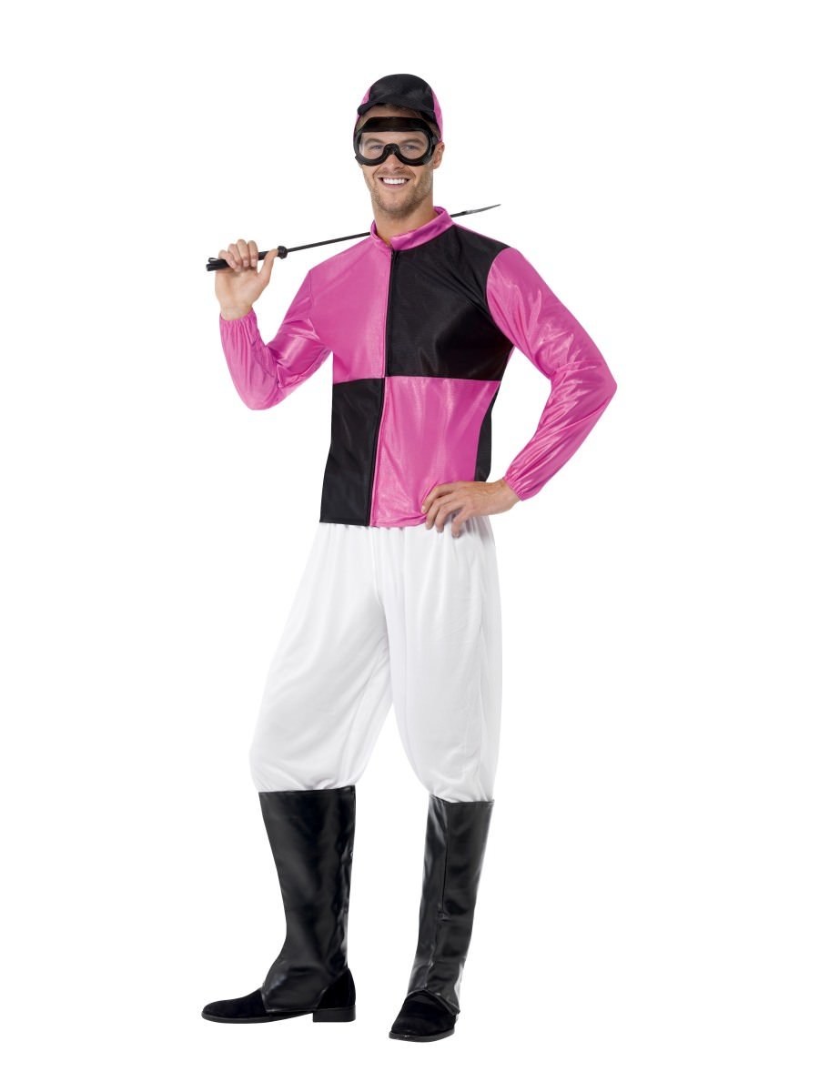 Jockey Costume, Black & Pink Alternative View 3.jpg