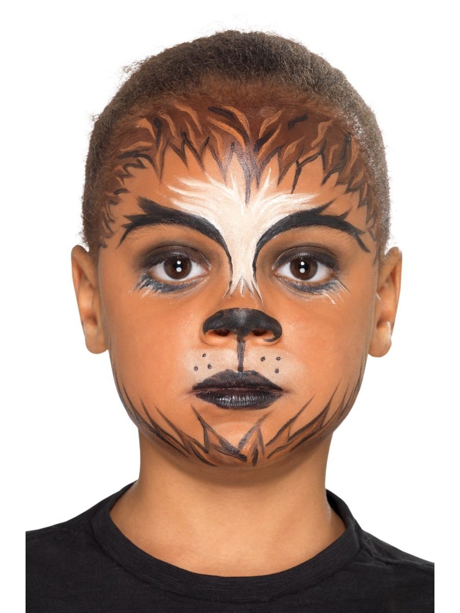 Kids Halloween Werewolf Make Up Kit, Aqua Alternative View 4.jpg