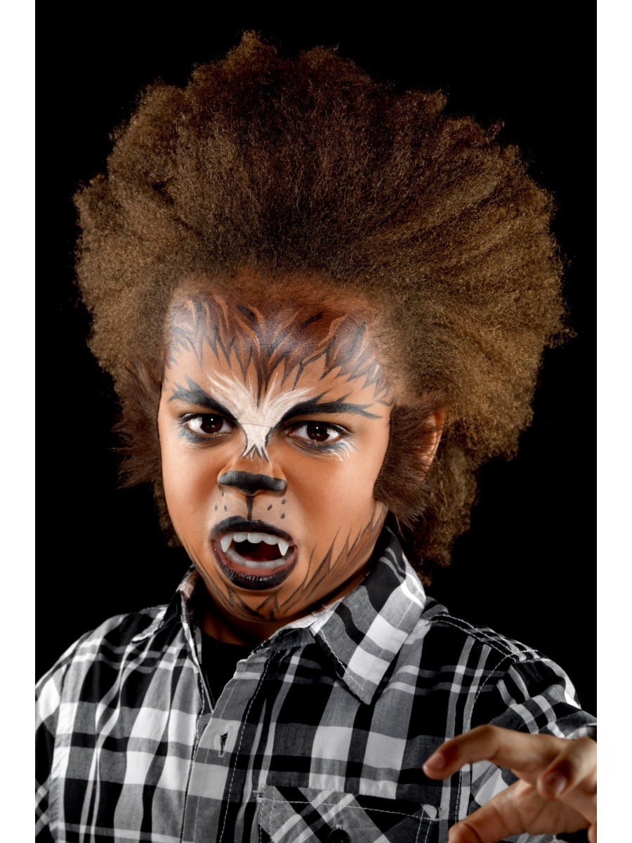 Kids Halloween Werewolf Make Up Kit, Aqua Alternative View 5.jpg