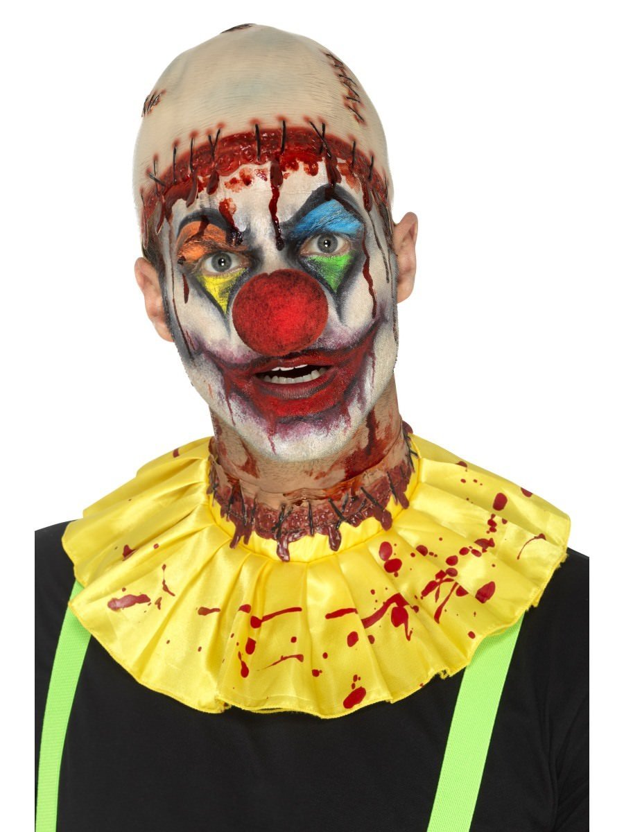 Latex Creepy Clown Instant Kit, with Bald Cap
