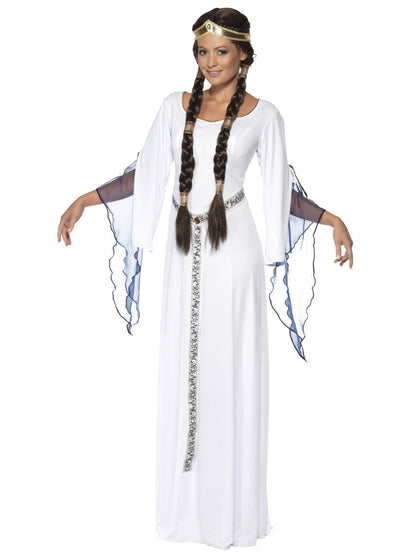 Medieval Maid Costume, White