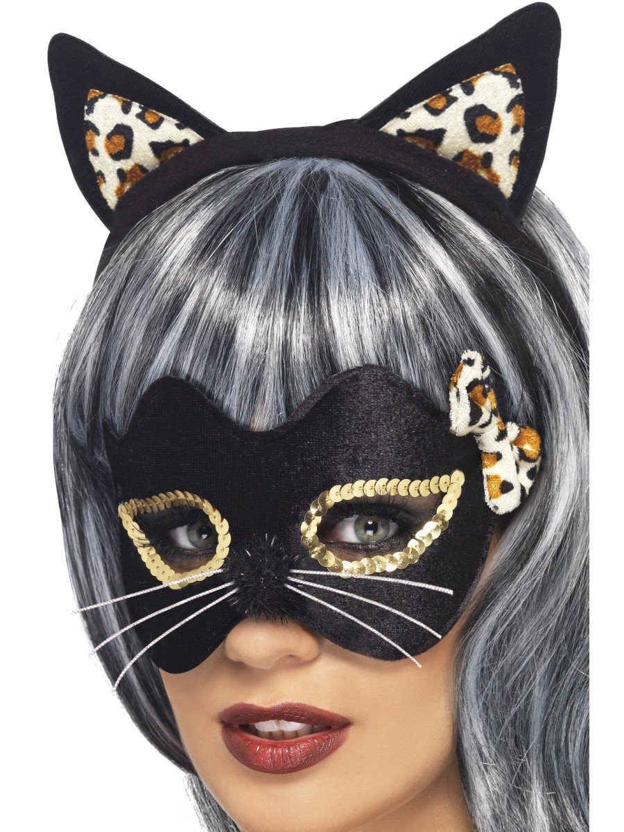 Midnight Kitty Eye Mask & Ear Set