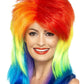 Mullet Wig, Rainbow Alternative View 1.jpg