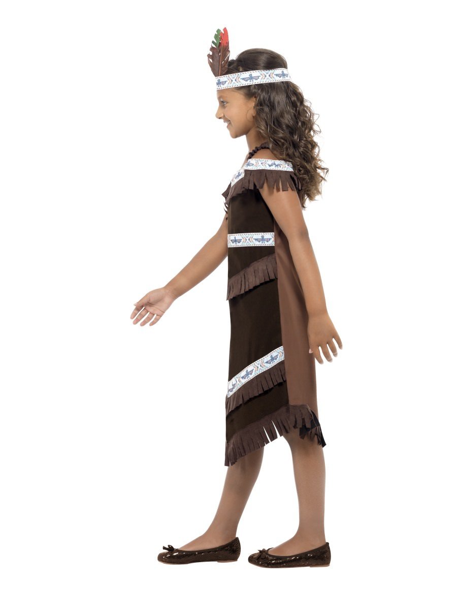 Native American Inspired Girl Costume with Feather Alternative View 1.jpg