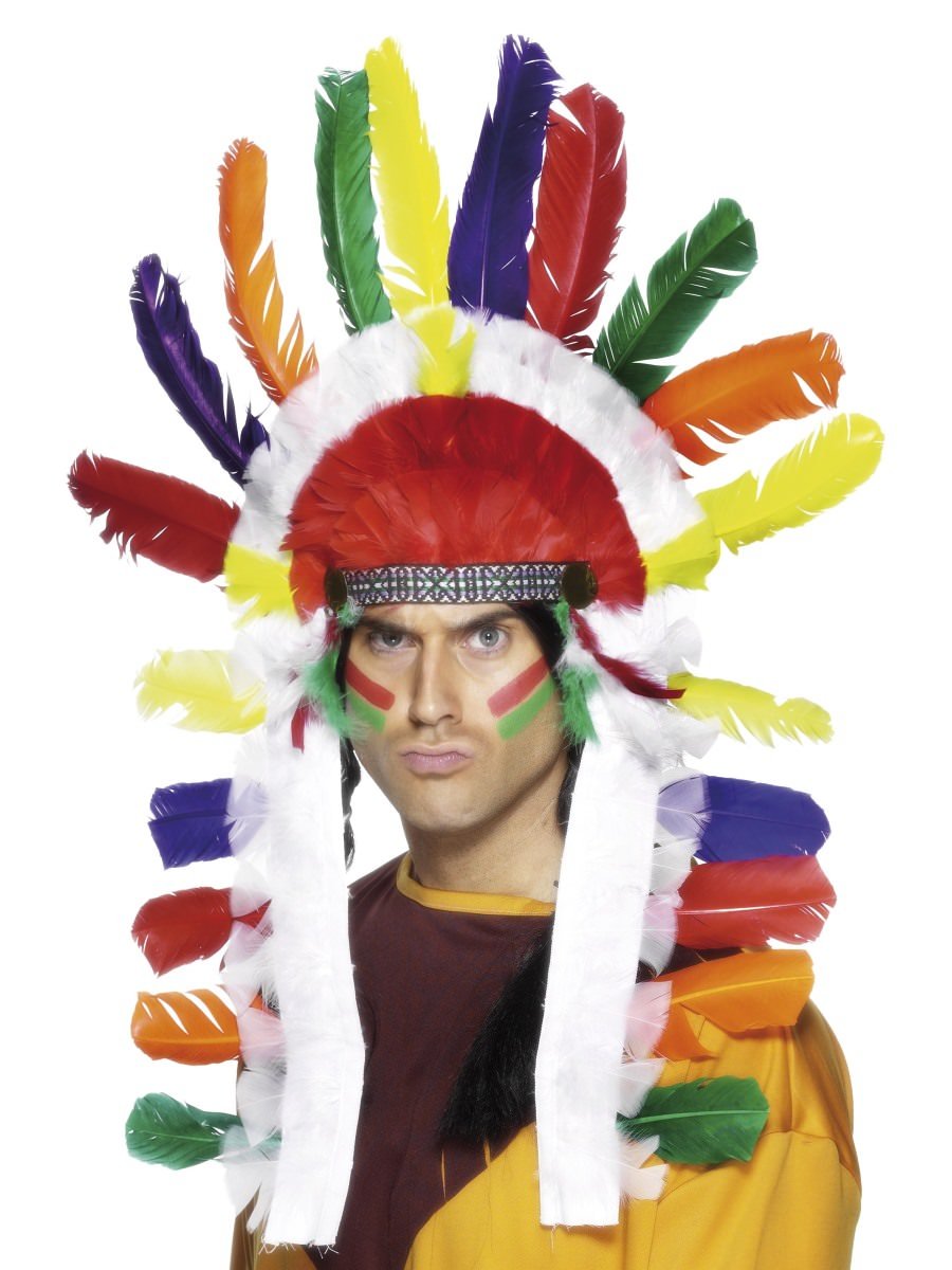 Native American Inspired Long Chief Headdress