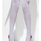 Opaque Hold-Ups, White, with White Bows Alternative View 1.jpg