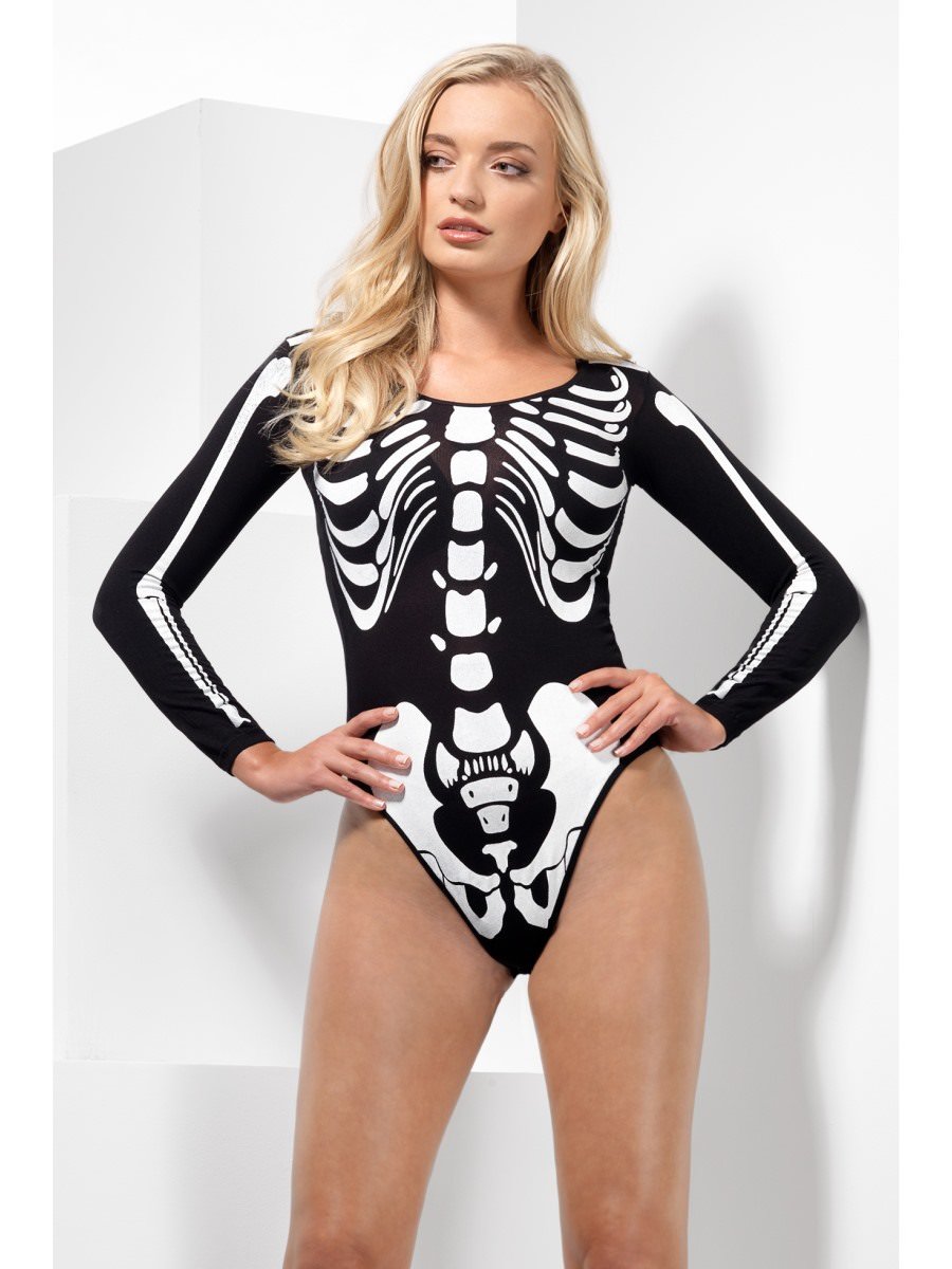 Opaque Skeleton Bodysuit