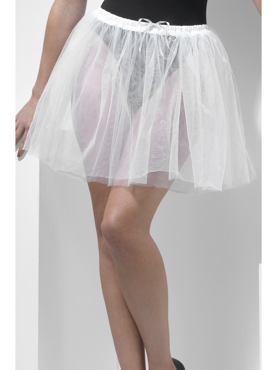 Petticoat Underskirt, Longer Length, White