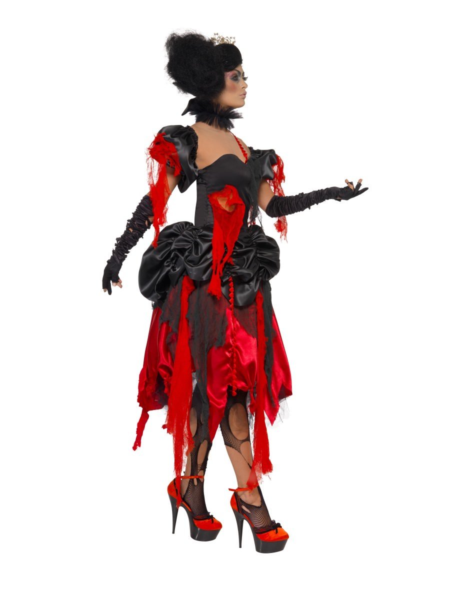 Queen Of Hearts Costume, Black & Red Alternative View 1.jpg