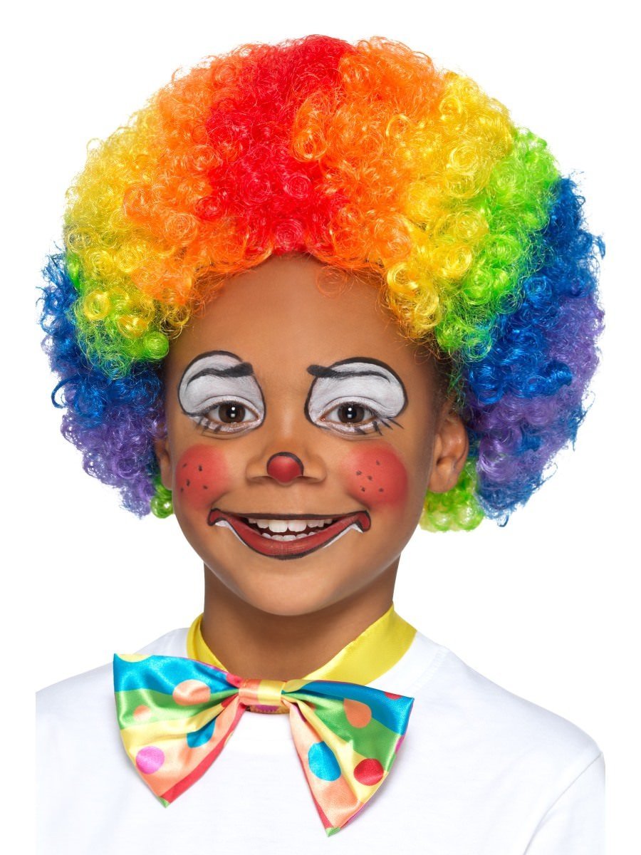 Rainbow Clown Wig, Kids