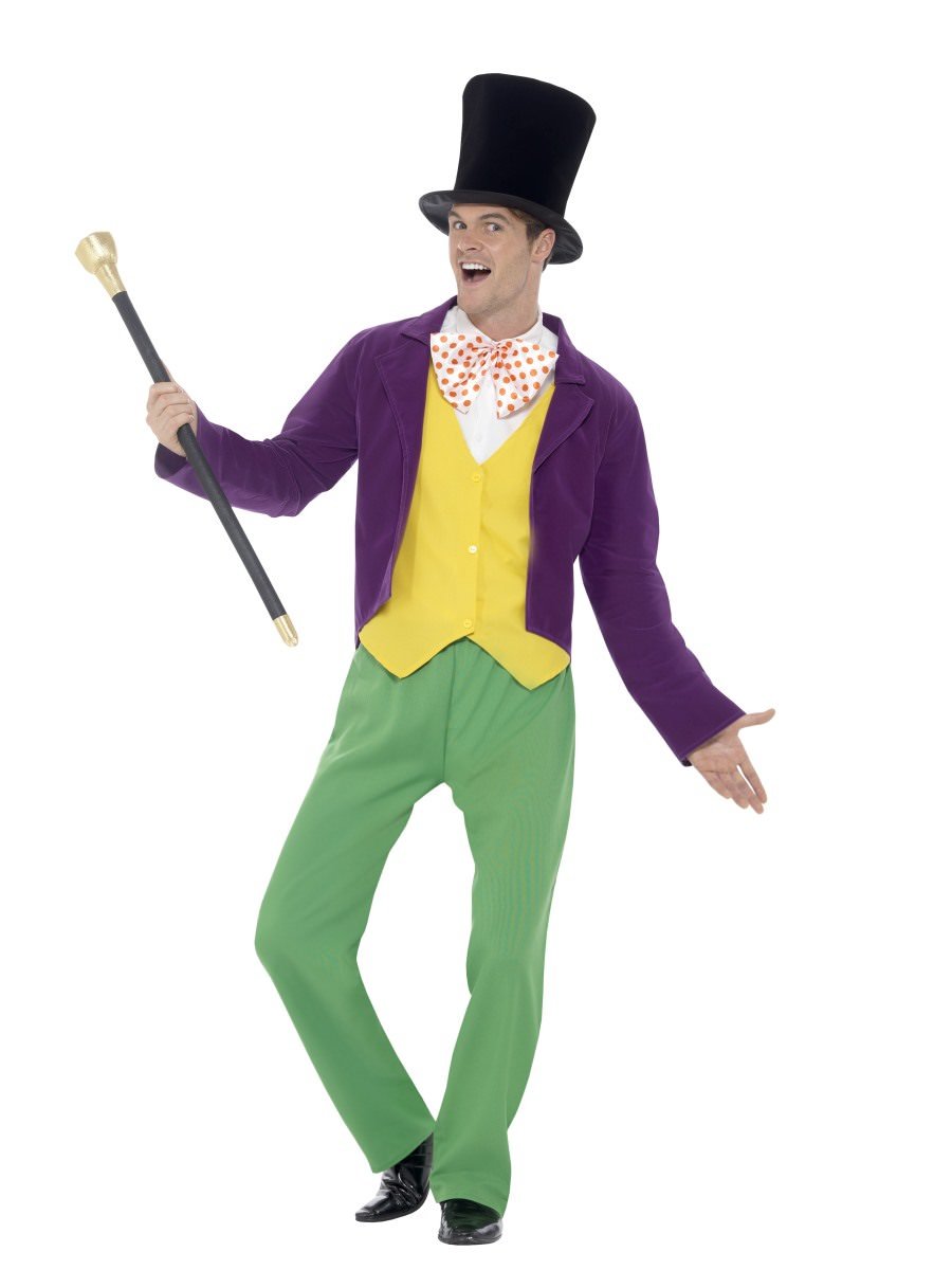 Roald Dahl Willy Wonka Costume, Adults Alternative View 3.jpg